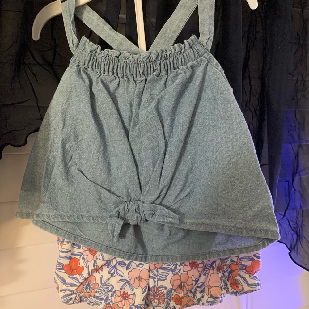 Adorable girls outfit. Offering 2 sizes (12m & 18m ) Produced by Carter